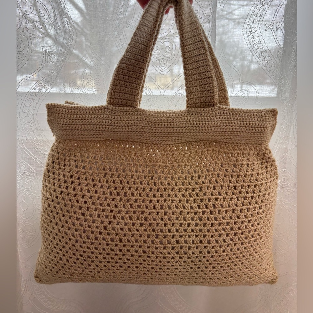 Crochet/Macrame Bag, VGUC - Picture 4 of 4
